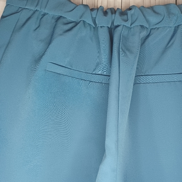 Sincerely Jules High Waist Pleated Blue Shorts - Picture 9 of 11